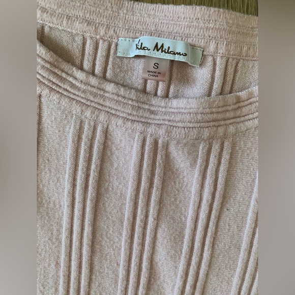 Boat Neck Batwing Wool Blend Sweater, S - Picture 5 of 16